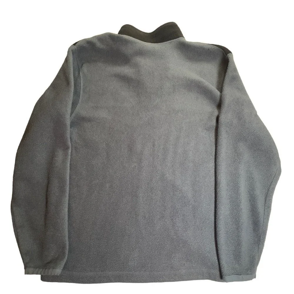 Adidas Gray Black‎ Youth Fleece 1/4 Zip Size Large 14/16 Long Sleeve